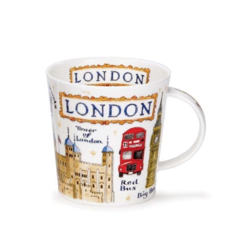 【100%英国制造】伦敦骨瓷马克杯 - 咖啡杯/马克杯 - 瓷 