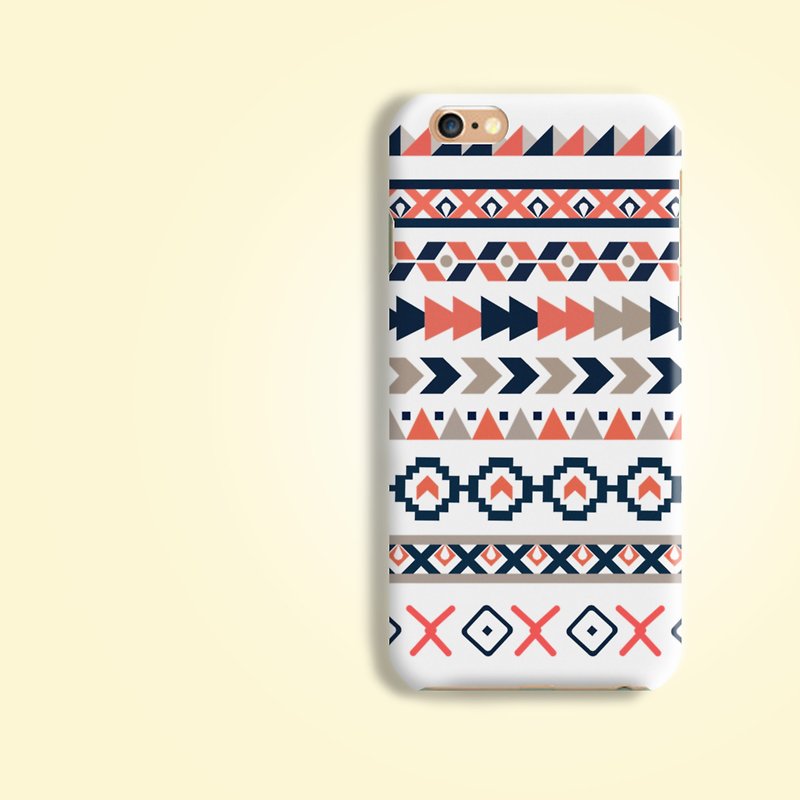 几何图腾波希米亚风格磨砂手机壳硬壳iPhone XS Galaxy S9 note 9 - 手机壳/手机套 - 塑料 多色
