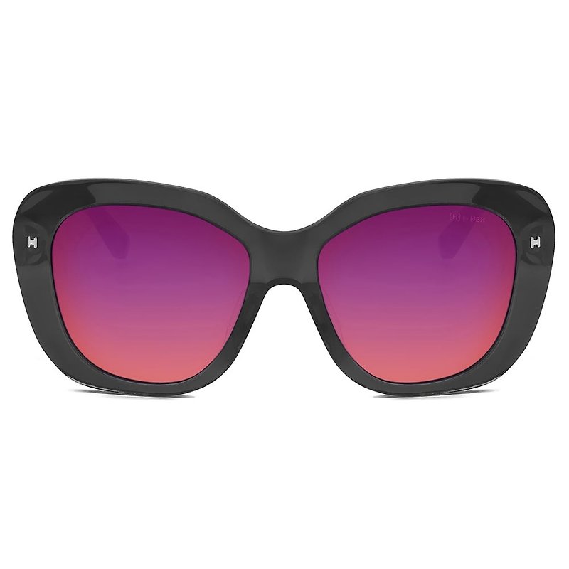 墨镜 | 太阳眼镜 | 透灰色大框紫色水银 | 台湾制 | 胶框眼镜 - 眼镜/眼镜框 - 其他材质 灰色