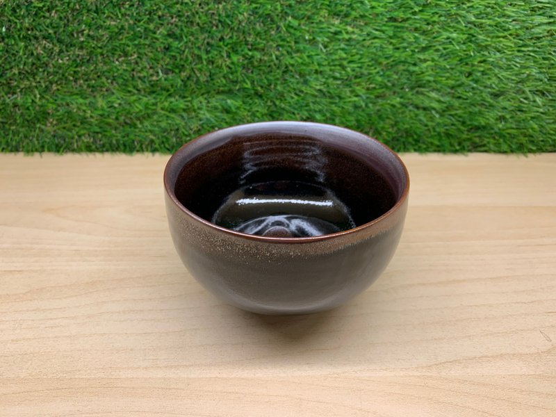 天幕日式茶钵 l 柴烧 - 茶具/茶杯 - 陶 黑色