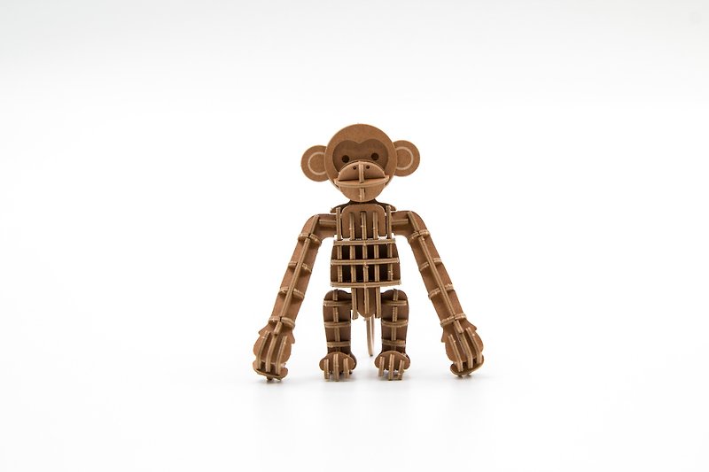 Jigzle® 3D立体拼图系列 | 纸质猴子拼图 | 超疗愈 - 木工/竹艺/纸艺 - 纸 