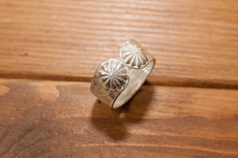 Dreamstation皮革鞄研所，手工原创美元富兰克林银币造型戒指，嘻皮，哈雷，重机 - 戒指 - 其他金属 银色