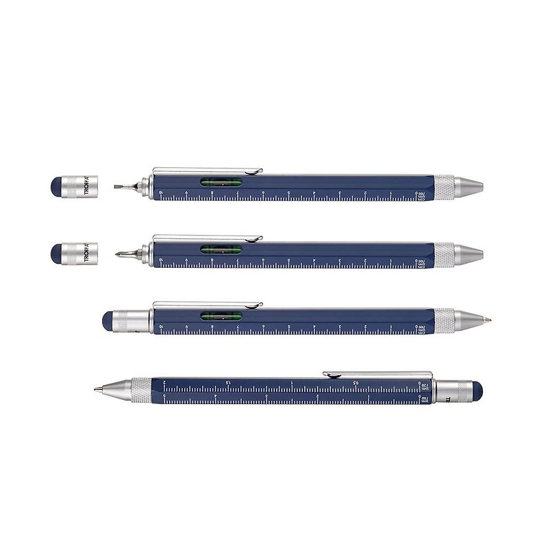多功能工具笔(蓝色) - 圆珠笔/中性笔 - 其他金属 蓝色