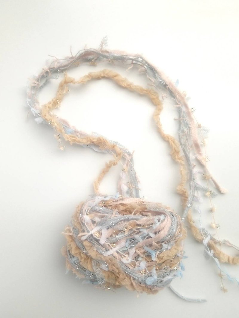 日本混合纱线 130厘米 - 编织/刺绣/羊毛毡/裁缝 - 聚酯纤维 咖啡色