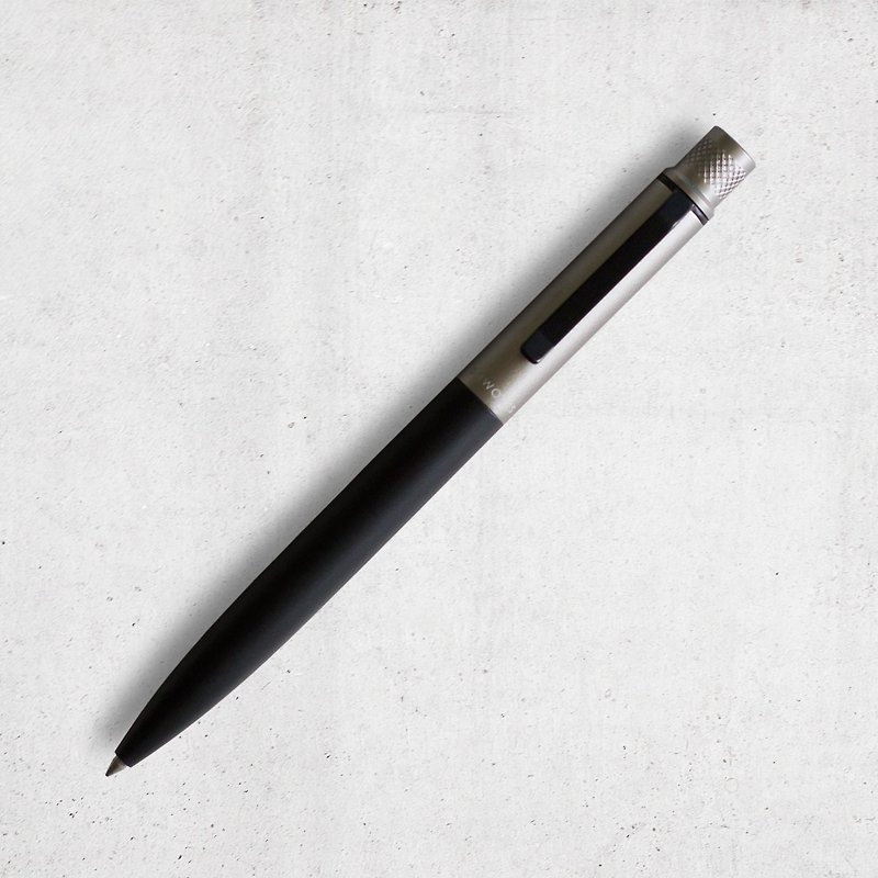 双料系列 电容宝珠笔 (钢铁灰/黑) - 钢珠笔 - 其他金属 