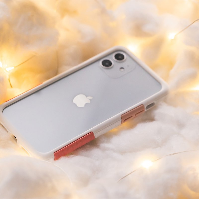 送品牌挂绳 iPhone 系列 NMD抗污防摔手机壳-白玫瑰 - 手机壳/手机套 - 塑料 白色