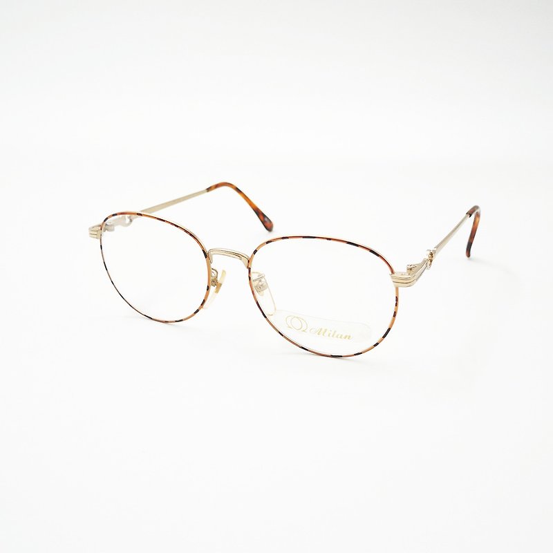 梦露眼镜店 / 日本K金雕花眼镜框 no.A01 vintage - 眼镜/眼镜框 - 贵金属 金色