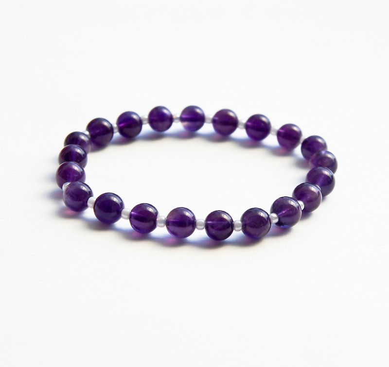 新年礼物  开运小物 迷幻紫色宇宙 - 手链/手环 - 宝石 紫色