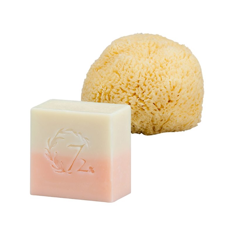 雪文洋行 粉红水嫩脸部专用皂海绵两件组 - 肥皂/手工皂 - 植物．花 粉红色