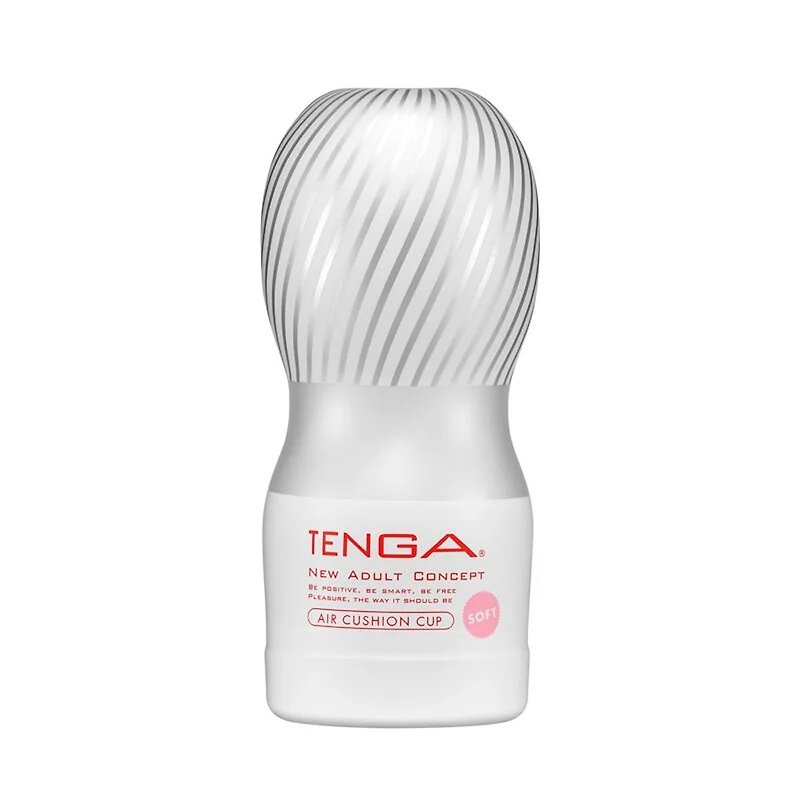 TENGA 气垫杯 柔嫩版 一次性飞机杯 - 情趣用品 - 塑料 银色
