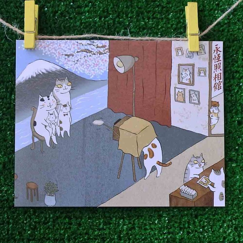 3猫小铺猫咪插画明信片(画家:猫小姐) – 永恒照相馆 - 卡片/明信片 - 纸 
