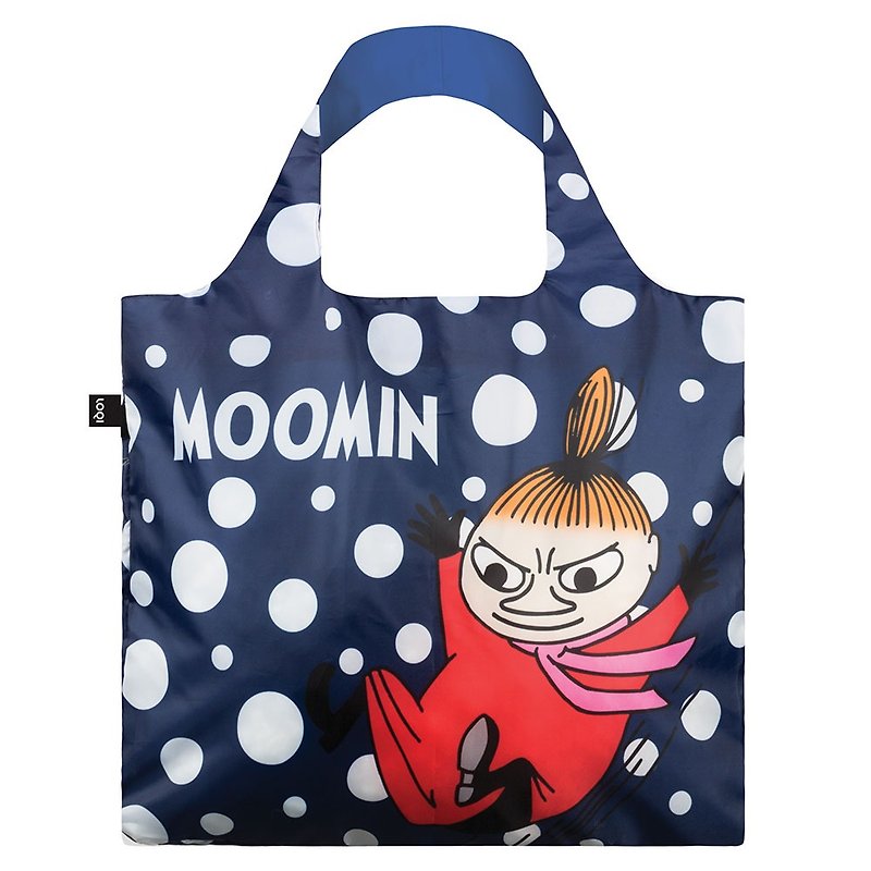 LOQI-Moomin 小不点蓝 - 侧背包/斜挎包 - 塑料 蓝色