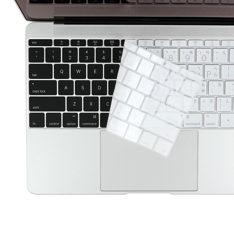 BF MacBook 12 寸 专用中文键盘保护膜-白底黑字8809402592456 - 平板/电脑保护壳 - 硅胶 白色