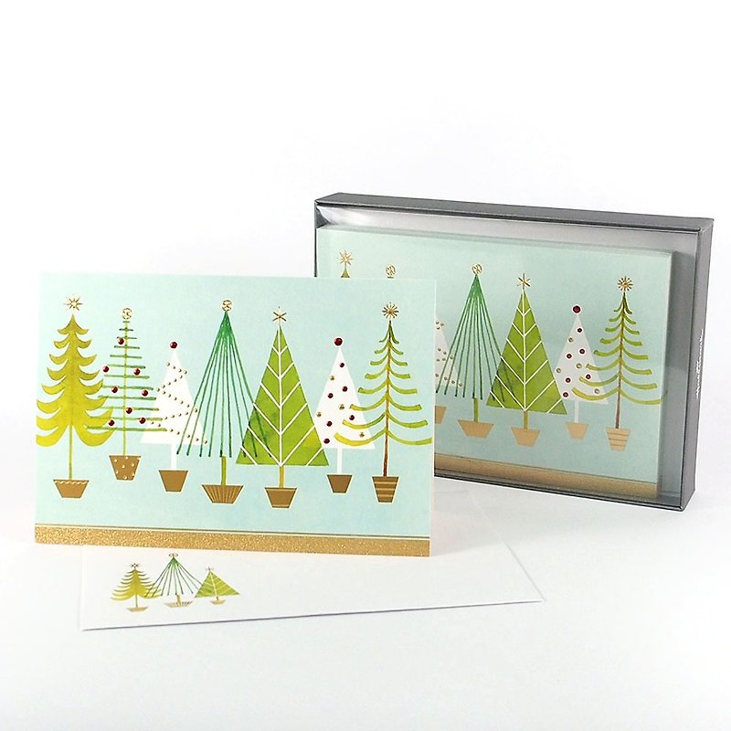 各种耶诞树 耶诞盒卡16入【Hallmark-卡片 圣诞节系列】 - 卡片/明信片 - 纸 多色