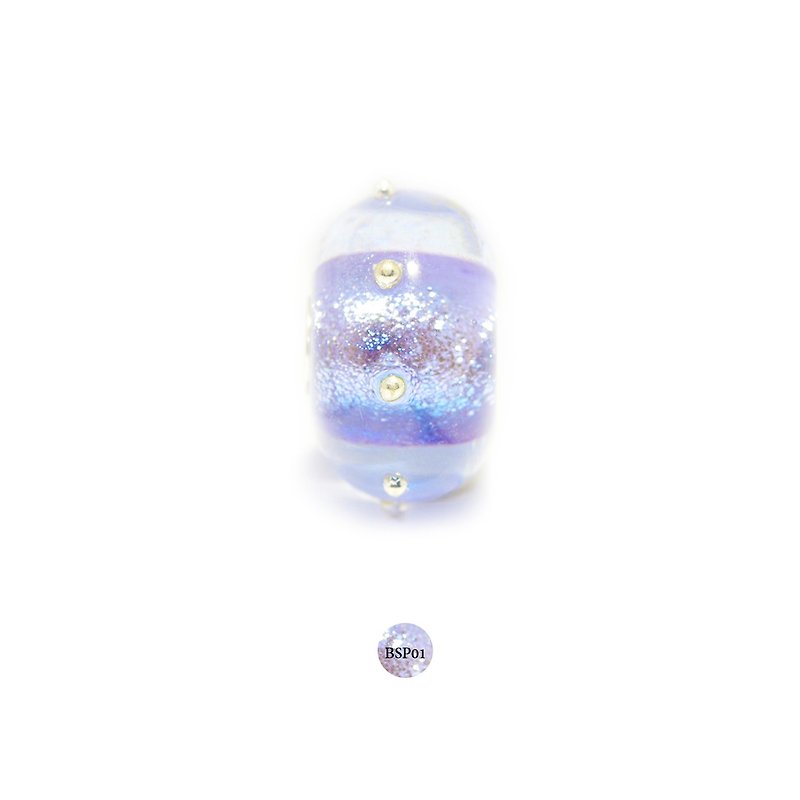 niconico 珠子编号 BSP01 - 项链 - 玻璃 紫色