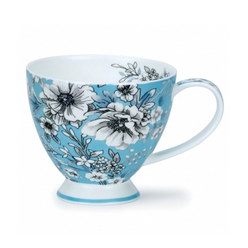 南欧风情马克杯-蓝 - 咖啡杯/马克杯 - 瓷 