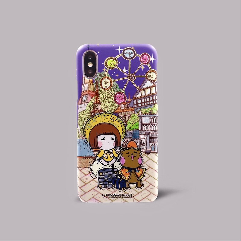 iPhone X/Xs 休闲旅游 Chocolate Rain女孩 超薄贴身手机壳手机套 - 手机壳/手机套 - 塑料 多色