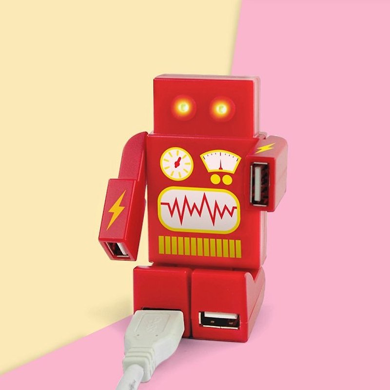 英国 Mustard USB HUB - 机器人(红) - 其他 - 塑料 