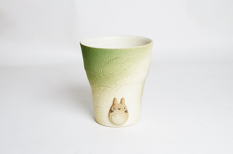 暮暮 TOTORO 马克杯(浅绿色) - 咖啡杯/马克杯 - 陶 绿色