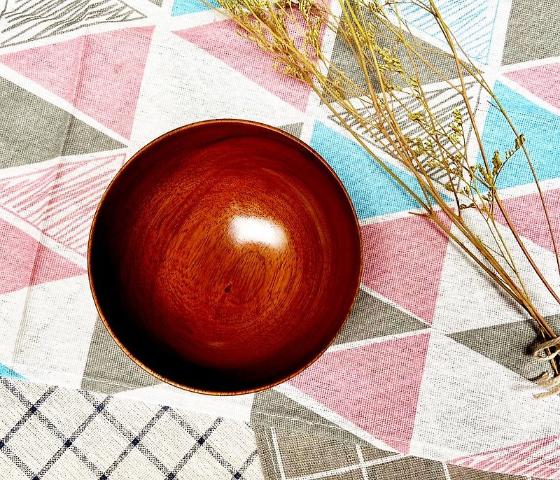 原木木作碗 - 天然生漆款 - 碗 - 木头 咖啡色