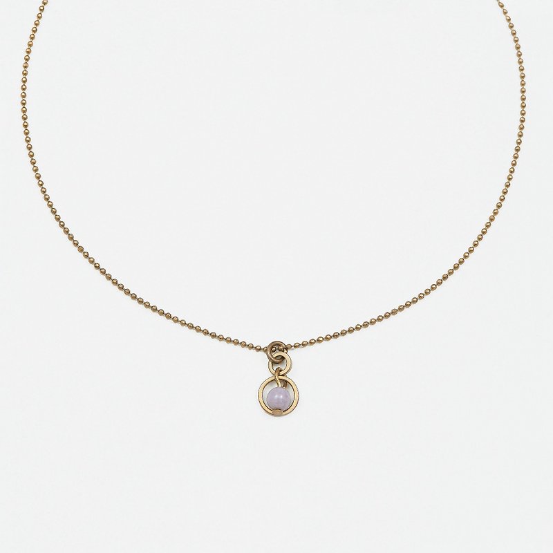 小星球项链(颈链) - Tiny Planet Choker Necklace - 项链 - 宝石 金色