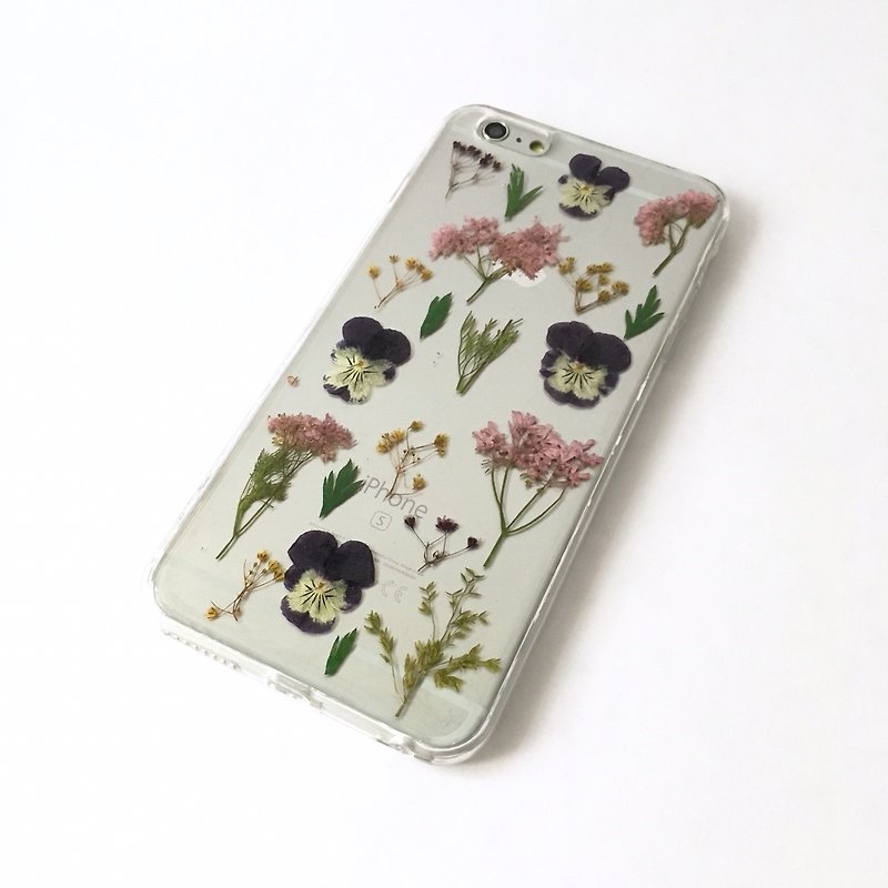 闺蜜干燥花手机壳 - 手机壳/手机套 - 植物．花 紫色