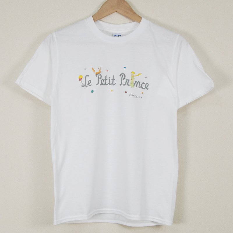 小王子经典版授权 - T恤：【小王子LOGO】儿童短袖 T-shirt,AA16 - 其他 - 棉．麻 白色