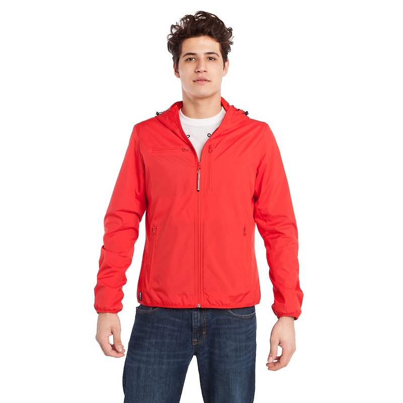BAUBAX WINDBREAKER 多功能防风型外套(男)-红 - 男装外套 - 其他材质 红色