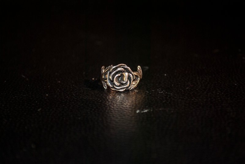 Alarein/手工银饰/森林系列/戒指/Rosa - 戒指 - 其他金属 白色