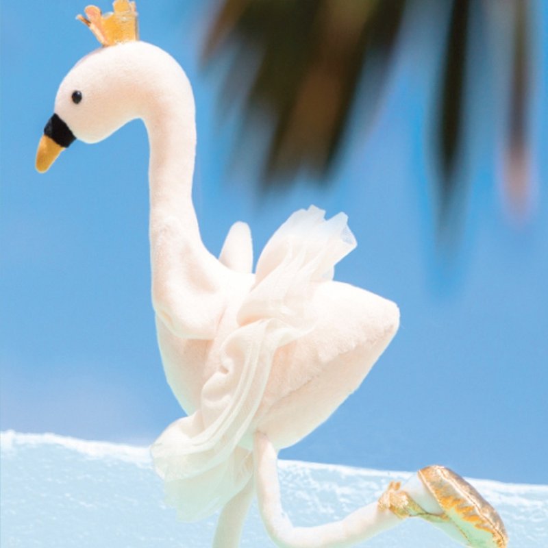 Jellycat Fancy Swan 华丽天鹅 约34厘米 - 玩偶/公仔 - 棉．麻 金色