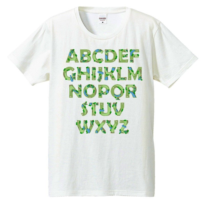 Tシャツ / Golf course - 男装上衣/T 恤 - 棉．麻 白色