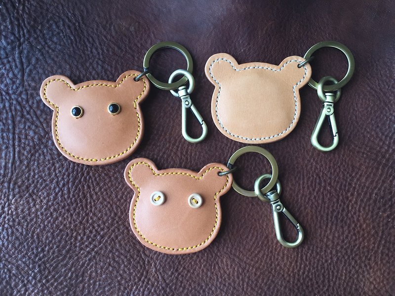 熊熊悠游卡钥匙圈 - 钥匙链/钥匙包 - 真皮 