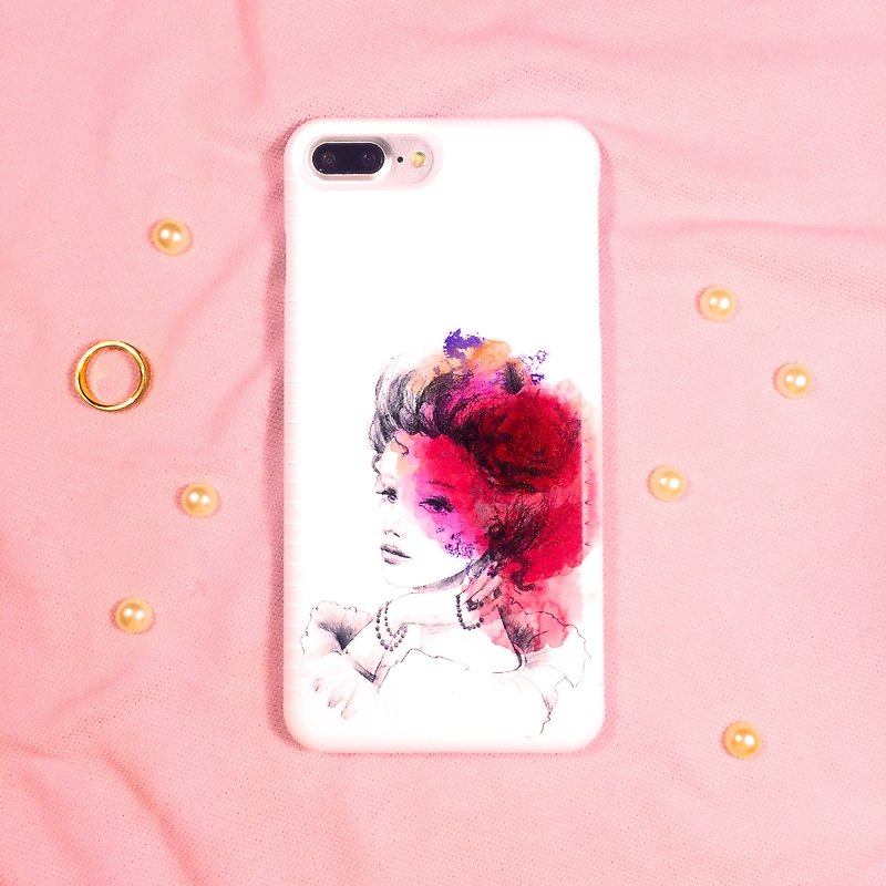 2018新年礼物‘Charlotte’iPhone 7/Plus Samsung Sony OPPO hTC Ms. Young手机壳 - 手机壳/手机套 - 塑料 粉红色