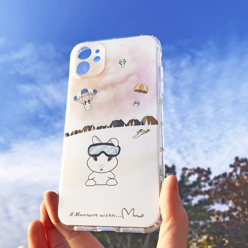 肶肶兔—Adventure iPhone 电话壳 | skydive 系列 | 透明软胶 - 手机壳/手机套 - 塑料 