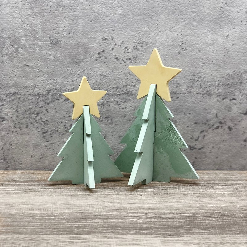 星星圣诞树扩香石 - 香薰/精油/线香 - 其他材质 绿色
