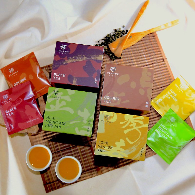 【团购优惠】TeaOne I 原叶茶包盒(24入/每盒3g*12包) - 茶 - 新鲜食材 多色