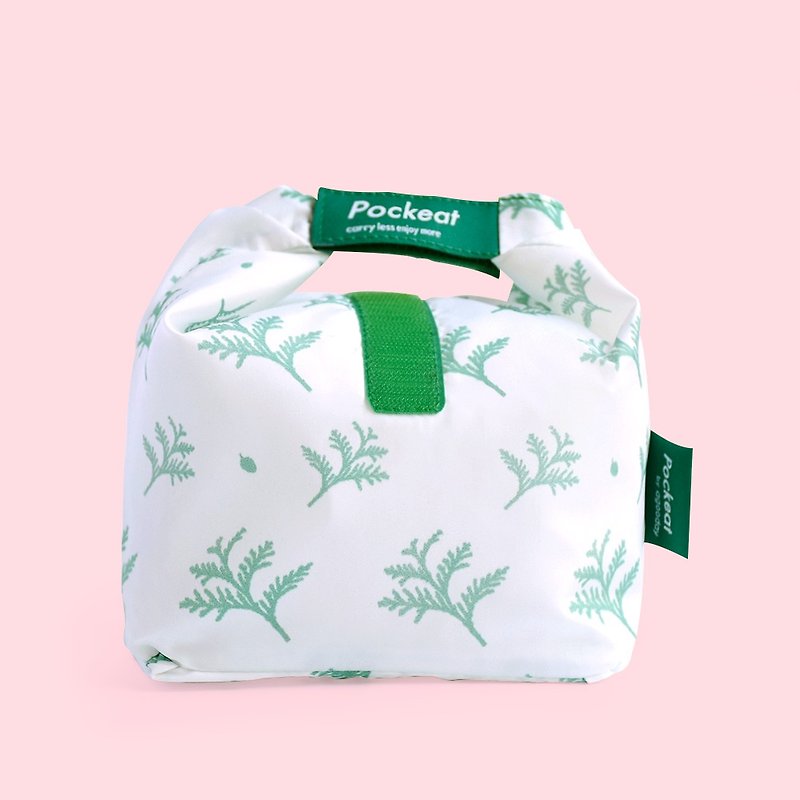 【换季特卖】好日子 | Pockeat环保食物袋(小食袋)-雪中红桧 - 便当盒/饭盒 - 塑料 白色