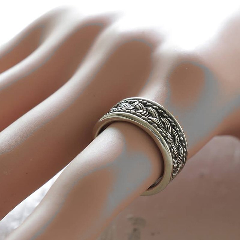 银戒指 手工制造 女士 礼品 可爱 - 戒指 - 其他金属 银色
