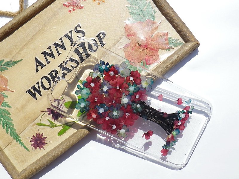 Anny's workshop手作押花手机保护壳，适用于iphone6 及 6S，美女樱 - 手机壳/手机套 - 塑料 