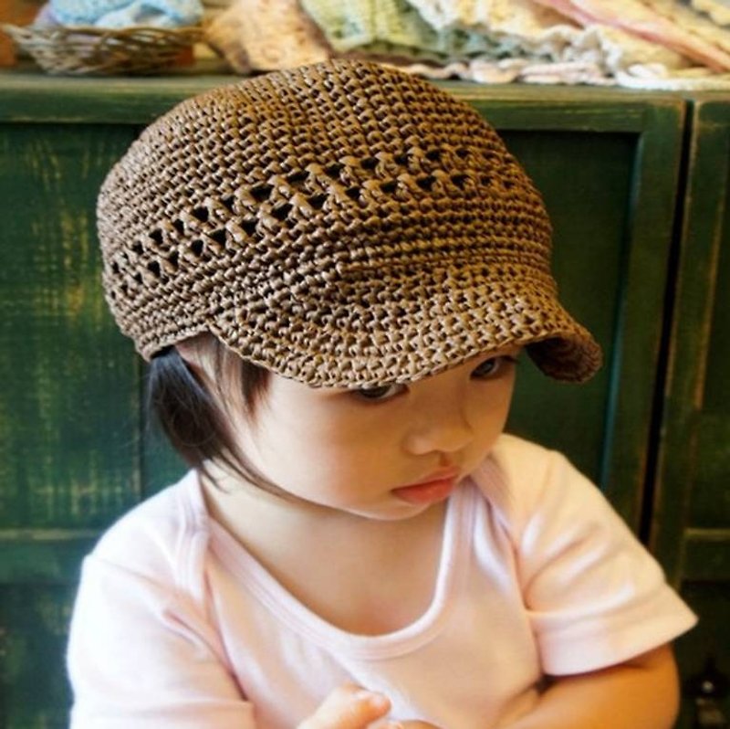 编织草线帅气马术帽/棒球帽(手工编织/大人款)~ - 帽子 - 其他材质 