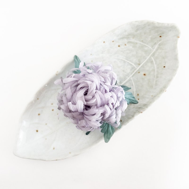 Corsage : 江戸菊 -酔美人- (紫色)  Edo chrysanthemum. - 胸花/手腕花 - 聚酯纤维 紫色
