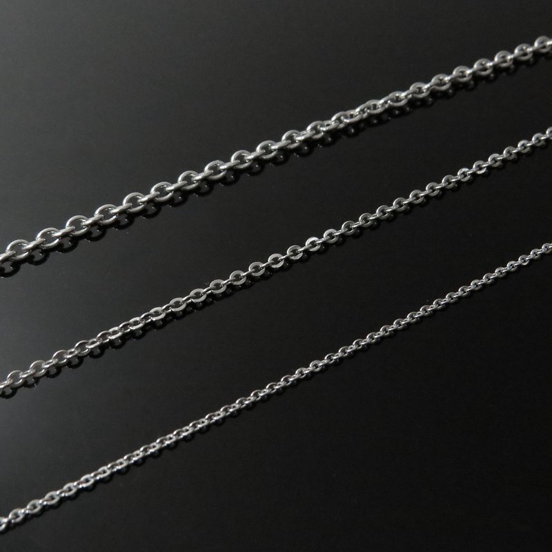 不锈钢链 基本款(单链子) - 项链 - 其他金属 银色