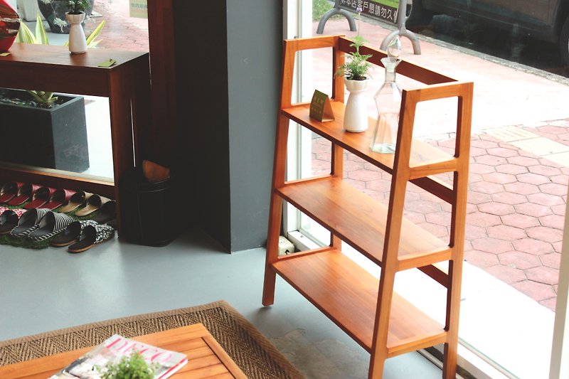 Juno柚木三层书架 Juno Bookcase - 其他家具 - 木头 