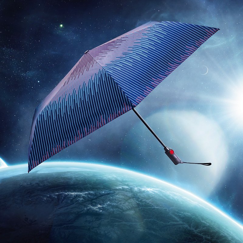 【Knirps德国红点伞】U.200 超轻薄羽量自动伞-NUNO Stratosphere - 雨伞/雨衣 - 聚酯纤维 蓝色