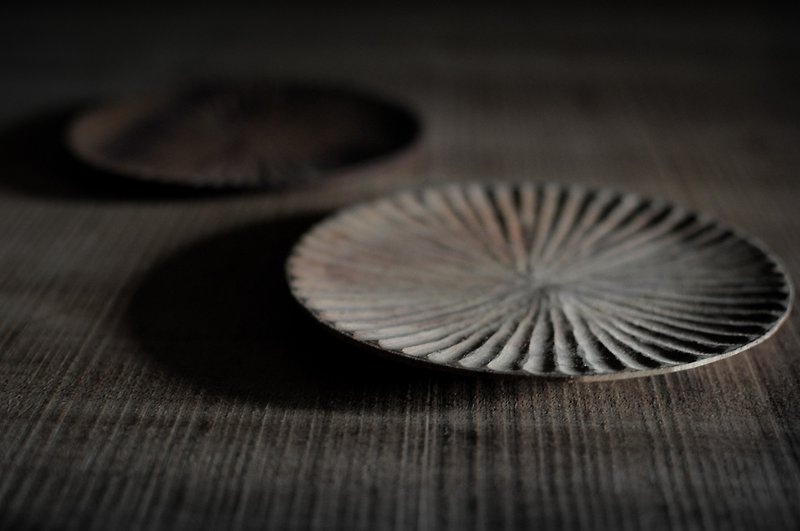 手刻习作  菇菇手刻盘 - 木工/竹艺 - 木头 咖啡色