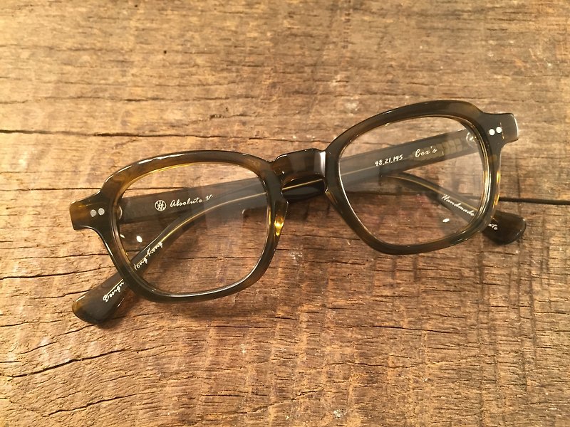 Absolute Vintage - 觉士道(Cox's Road) 方型粗框板材眼镜 - Green 绿色 - 眼镜/眼镜框 - 塑料 