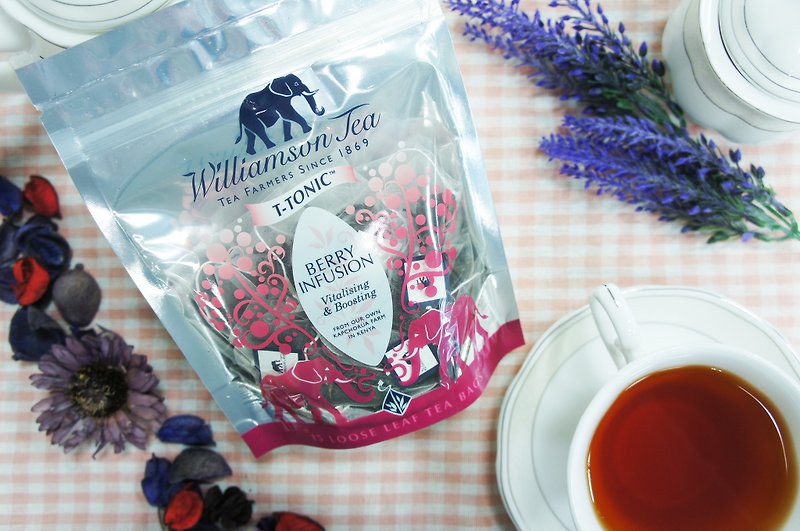 莓果红茶BERRY INFUSION / 立体茶包系列 - 茶 - 新鲜食材 紫色