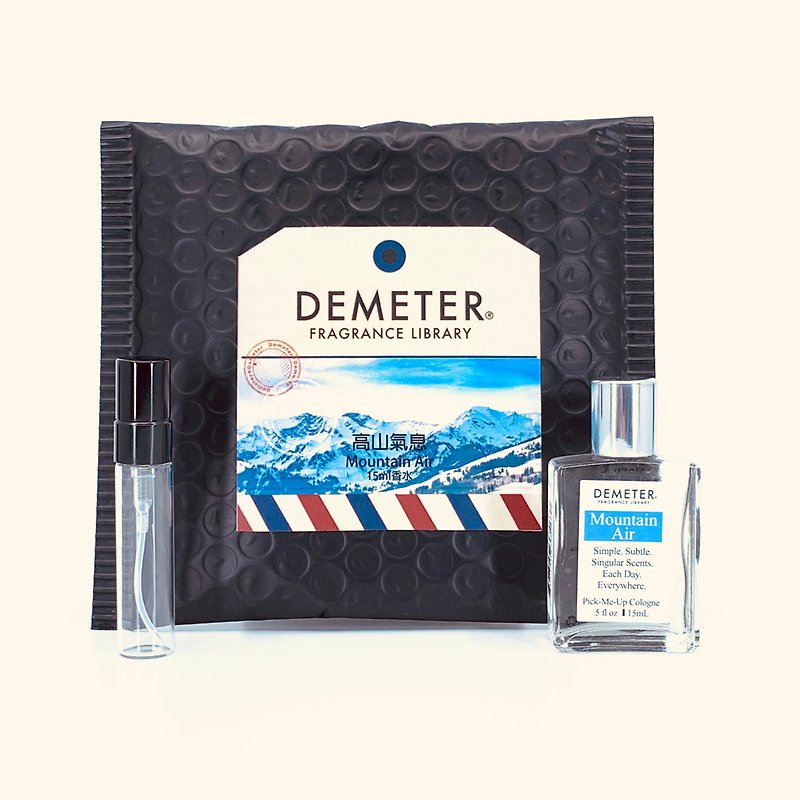 Demeter 【高山气息】15ml 抹式+5ml瓶组合 - 香水/香膏 - 玻璃 蓝色