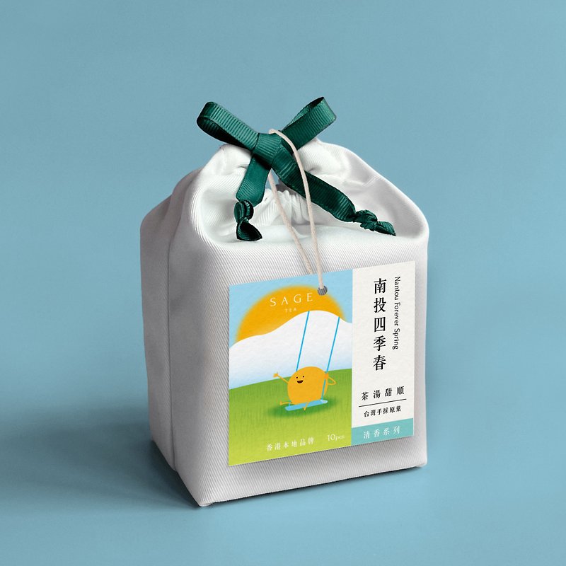 【茶汤甜顺】南投四季春 环保补充装 原片立体茶包 1 - 茶 - 新鲜食材 白色