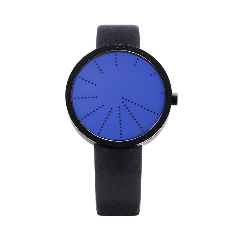 Order Watch 纽约当代鬼才设计师极简手表 - 蓝 - 对表/情侣表 - 其他金属 黑色